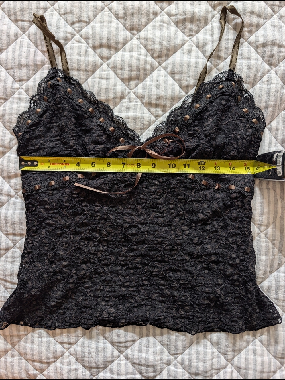 Urban Outfitters Crop Lace Top NWT - Picture 4 of 9